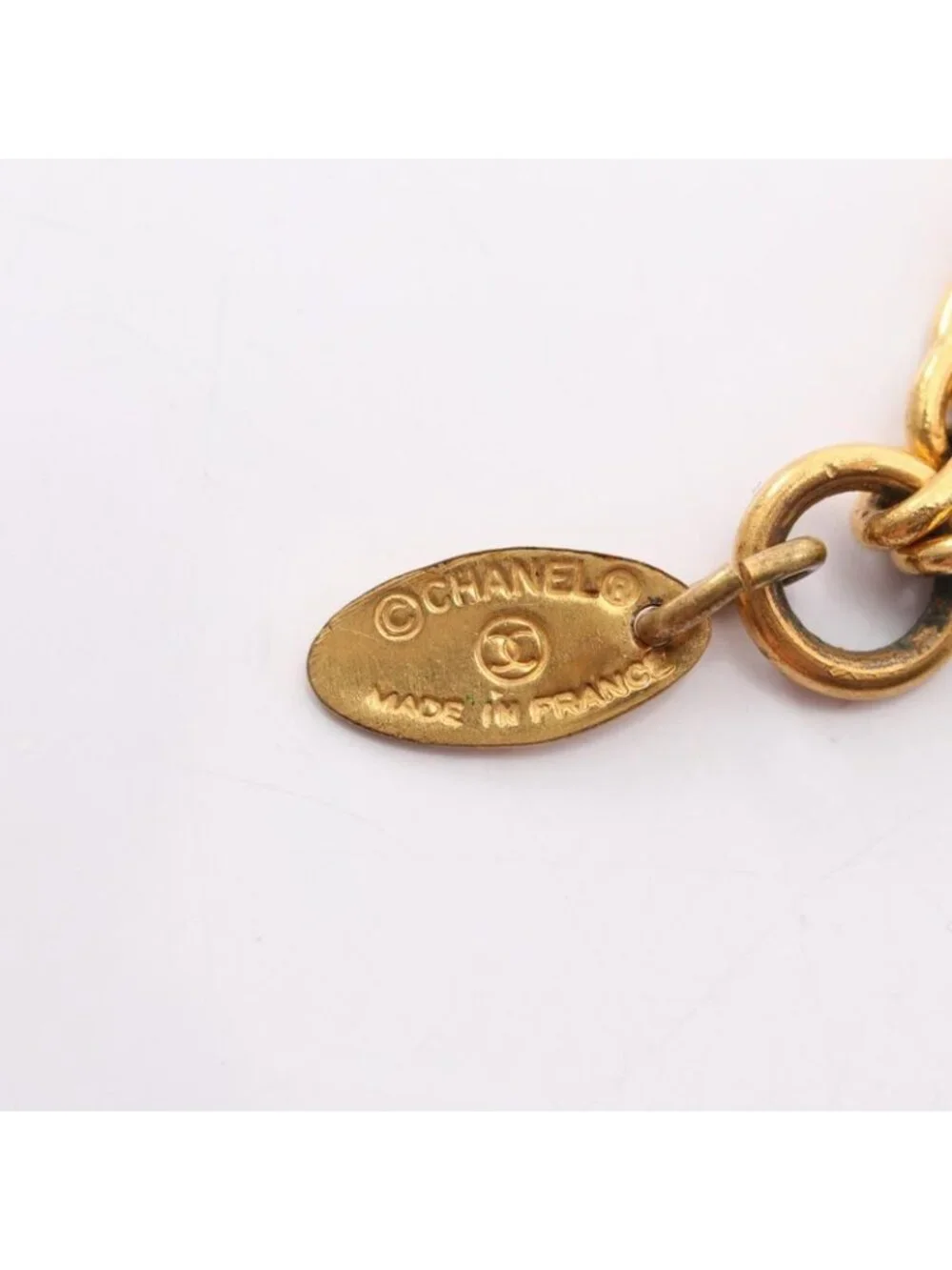Chanel Necklace CC Logo Vintage - Picture 5 of 9